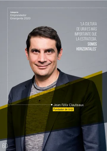 Cover of Jean Clauteaux’s profile in the EY Líder Inspirador Emprendedor 2020 publication